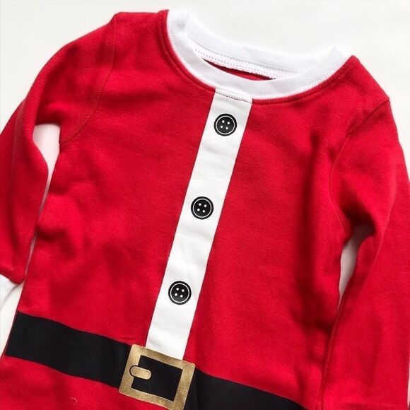Carters NWT Santa suit pajama set 12m/ 18m/ 24m - Picture 2 of 4